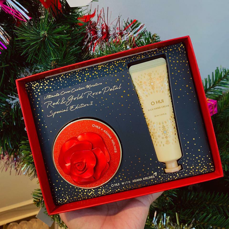 Set cushion Phấn Nước phiên bản Limited nhân dịp Noel trang điểm chống nắng đa năng giúp căng bóng mướt da