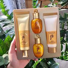 Sét Whoo Wrinkle Sun cream SPF 50+ Kem chống nắng chống nhăn Whoo- Nâng da lên 1 tone KO NHỜN KO DÍNH - ko đổ dầu Da cứ căng bóng