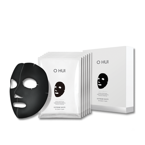 Mặt nạ dưỡng trắng da Ohui Extreme White 3D Black Mask Snow vitamin